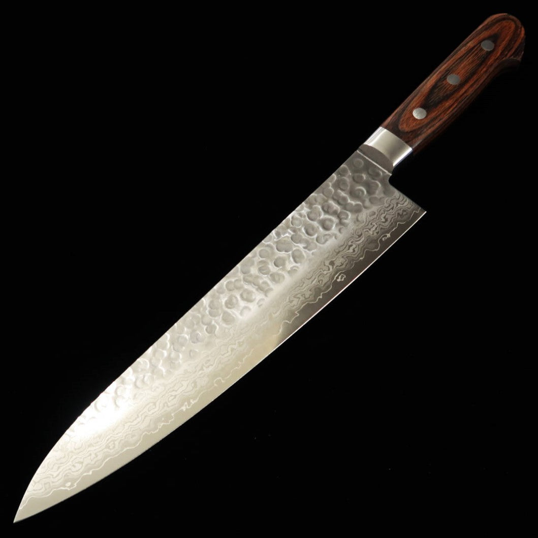 Miura 刃物 MIURA gyuto VG-10 damasco, caoba laminada 18 cm / 21 cm / 24 cm