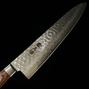 Miura 刃物 MIURA gyuto VG-10 damasco, caoba laminada 18 cm / 21 cm / 24 cm