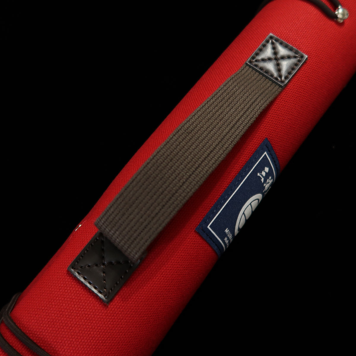 Funda enrollable original para cuchillos Miura Hamono, lona 51×48 cm, para 4 cuchillos (azul marino/negro/rojo/verde/arena)