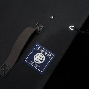 Funda enrollable original para cuchillos Miura Hamono, lona 51×48 cm, para 4 cuchillos (azul marino/negro/rojo/verde/arena)