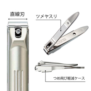 GREEN BELL « Takumi no Waza » coupe-ongles de luxe en inox lame droite L G-1130