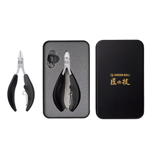 GREEN BELL Takumi no Waza PREMIUM Nail Nipper GHE-10 with Nail File