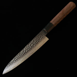 Miura Petty VG10 Blackened Tsuchime Damascus Wenge Octagonal Handle (150mm)