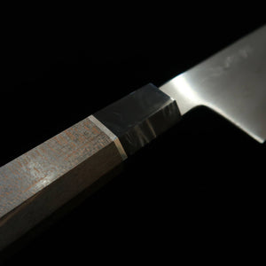 KANETSUNE, Série Yohki, Santoku, Aogami #1, Damas, KC-457, manche en bois stabilisé (180 mm)