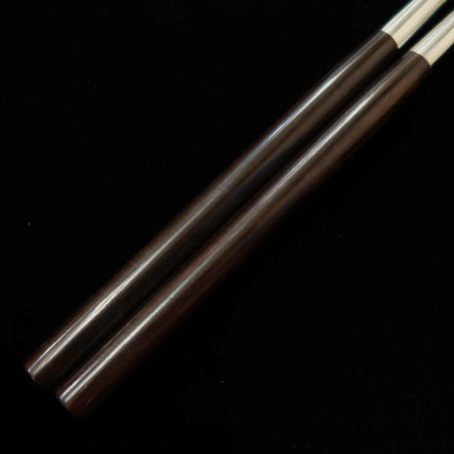 Hashi para servir - Titânio com cabo em ébano (180mm)