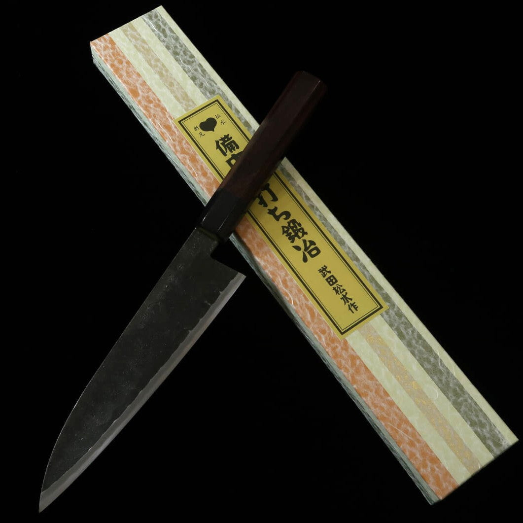 Takeda Cutlery TAKEDA Forjado à mão Bitchu Deba médio, aço Hitachi Aogami Super (170~190mm)