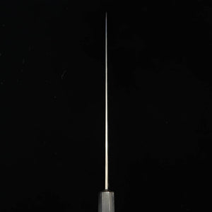 TAKEDA Hamono forja a mano Bitchū sujihiki/yanagiba de doble filo extra grande acero Hitachi Aogami Super (270 mm)