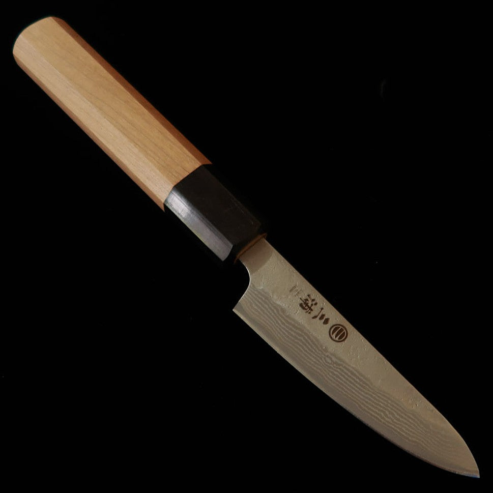 Miura MIURA Petty 440C Fosco Damasco Cabo octogonal de cerejeira (80 mm)