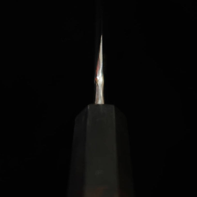 Miura Obidama Rounded Yanagi Blade Knife, VG10 Mirror Finish, Ebony Octagonal Handle (270/300mm)