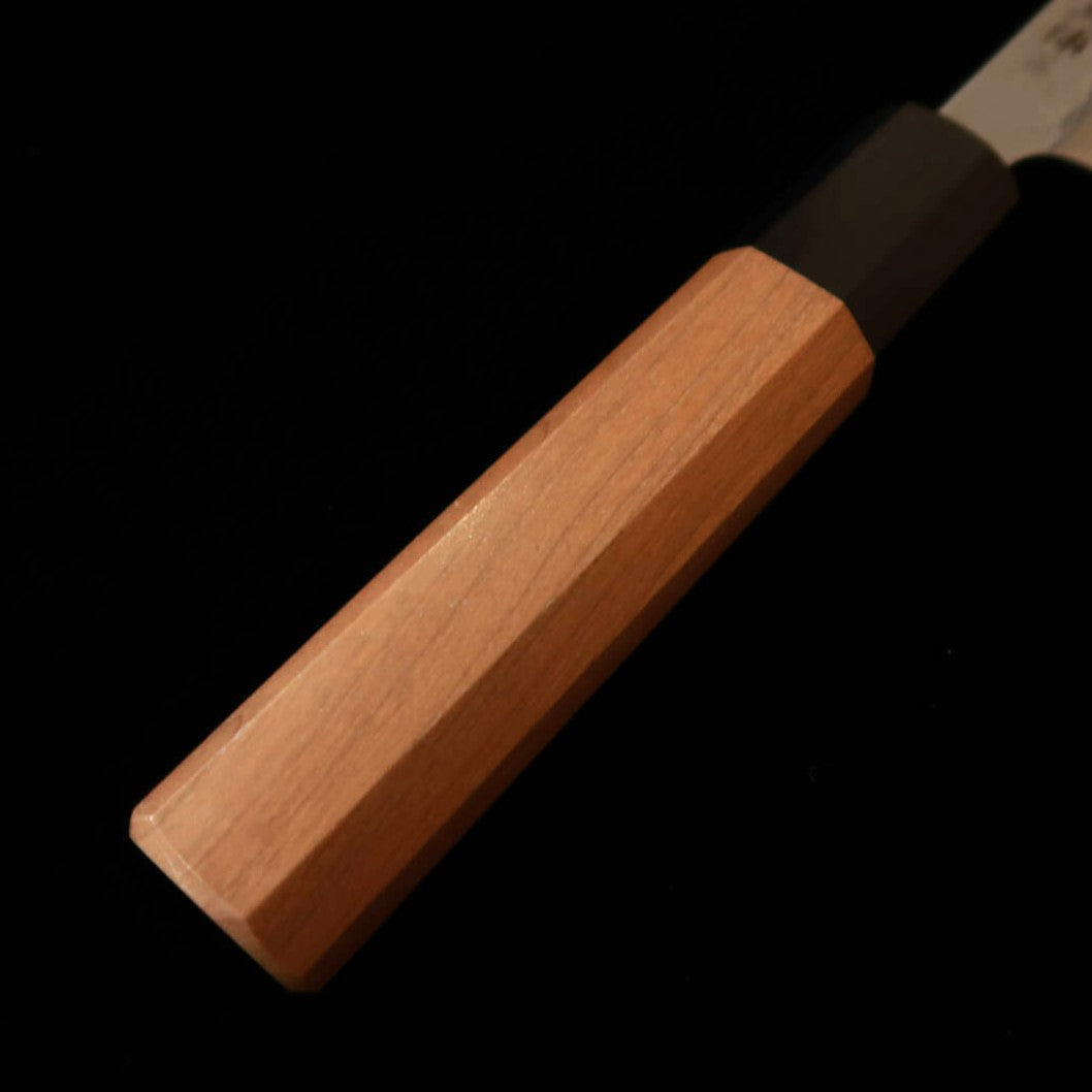 MIURA Petty, 440C Matte Damascus, Sakura Wood Octagonal Handle (80mm)