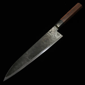 武田刃物TAKEDA　備中手打ち鍛冶　身卸出刃　特大　日立青紙スーパー鋼（230~250mm）