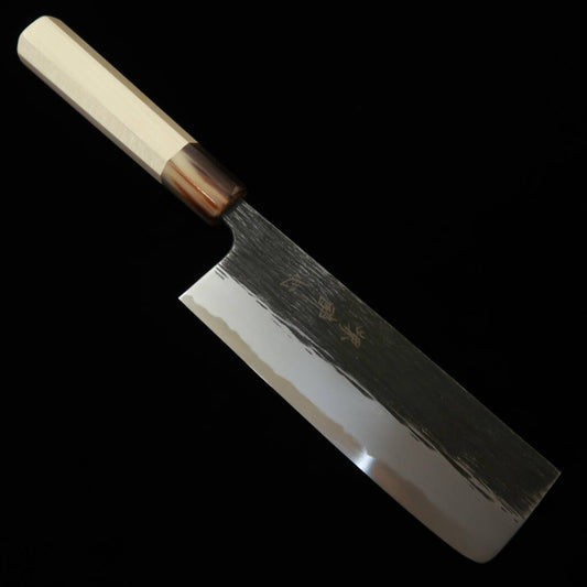 SUISIN por Kenji Togashi Forjado negro Aço branco nº2 Nakiri Cabo octogonal de magnólia (165mm)
