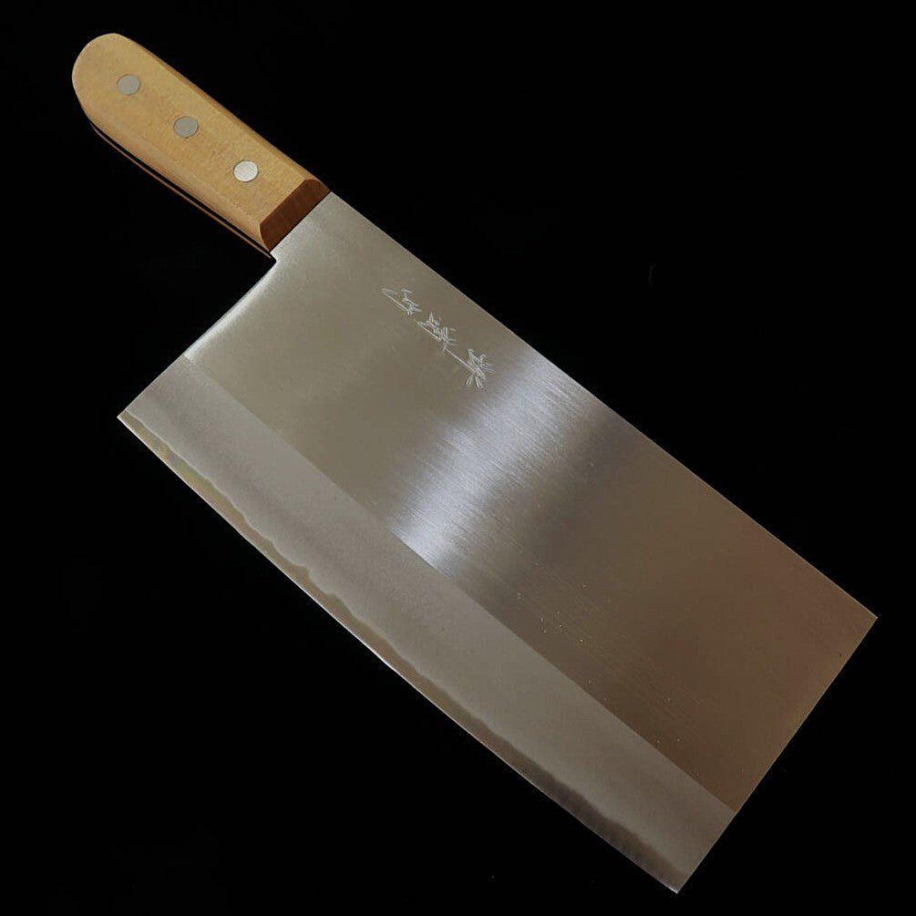SAKAI KIKUMORI Shirogami No.2 Faca Chuka Média (220mm)