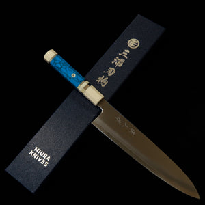 直人 Naohito 牛刀 コバルトスペシャル ブルー カスタムハンドル（210mm）