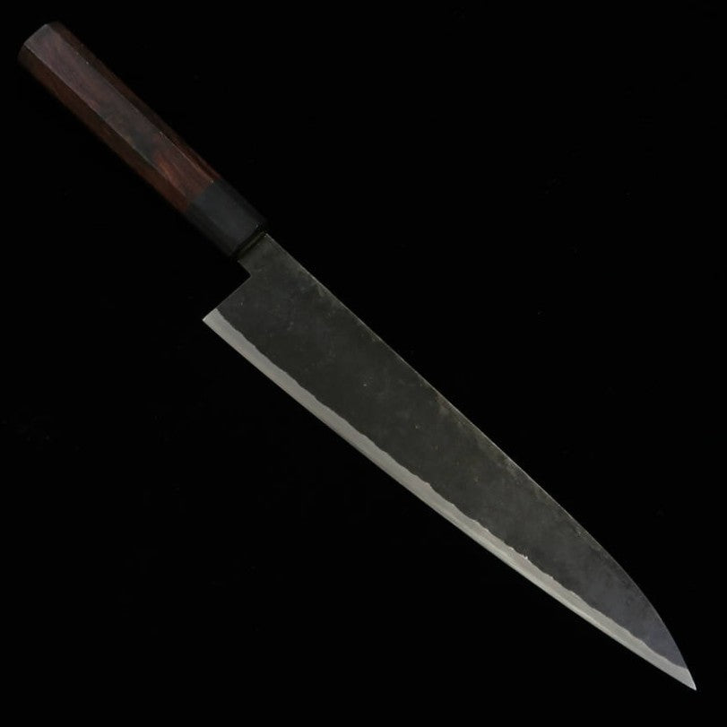 Takeda Hamono TAKEDA Forja artesanal Bitchū “Sasa no Ha” Acero Hitachi Aogami Super (240 mm)