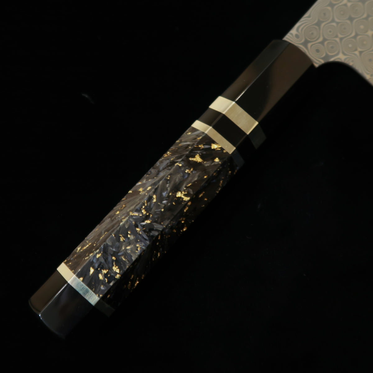 NIGARA Anmon Gyuto SG2 Damascus Carbon Fiber Handle (210mm)