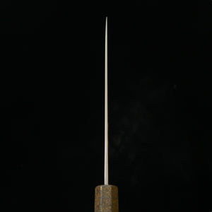 三浦佩MIURA Obidama 牛刀 銀紙三号 ダマスカス スタビライズウッドハンドル（210mm）