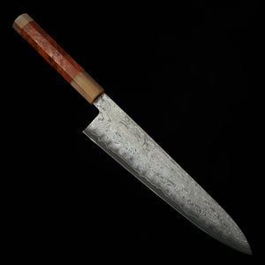 MIURA OBIDAMA Gyuto Silver 3 Damascus Bubinga Wood Handle (240mm)