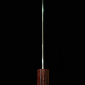 三浦MIURA 三徳 渦波 ニッケルダマスカス 欅八角柄（165mm）