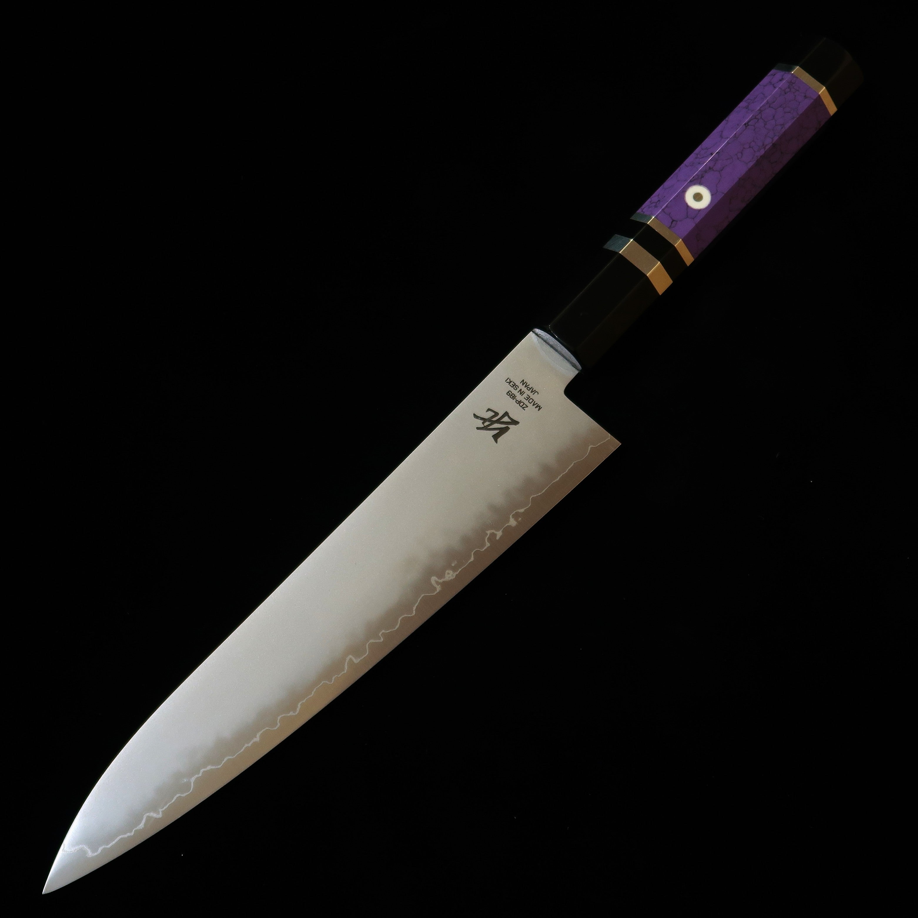 三浦MIURA 牛刀 ZDP189 ショット カスタムハンドル（210mm） – 三浦