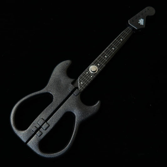 NIKKEN Cuchillería Nikken, tijeras de guitarra con soporte, negro