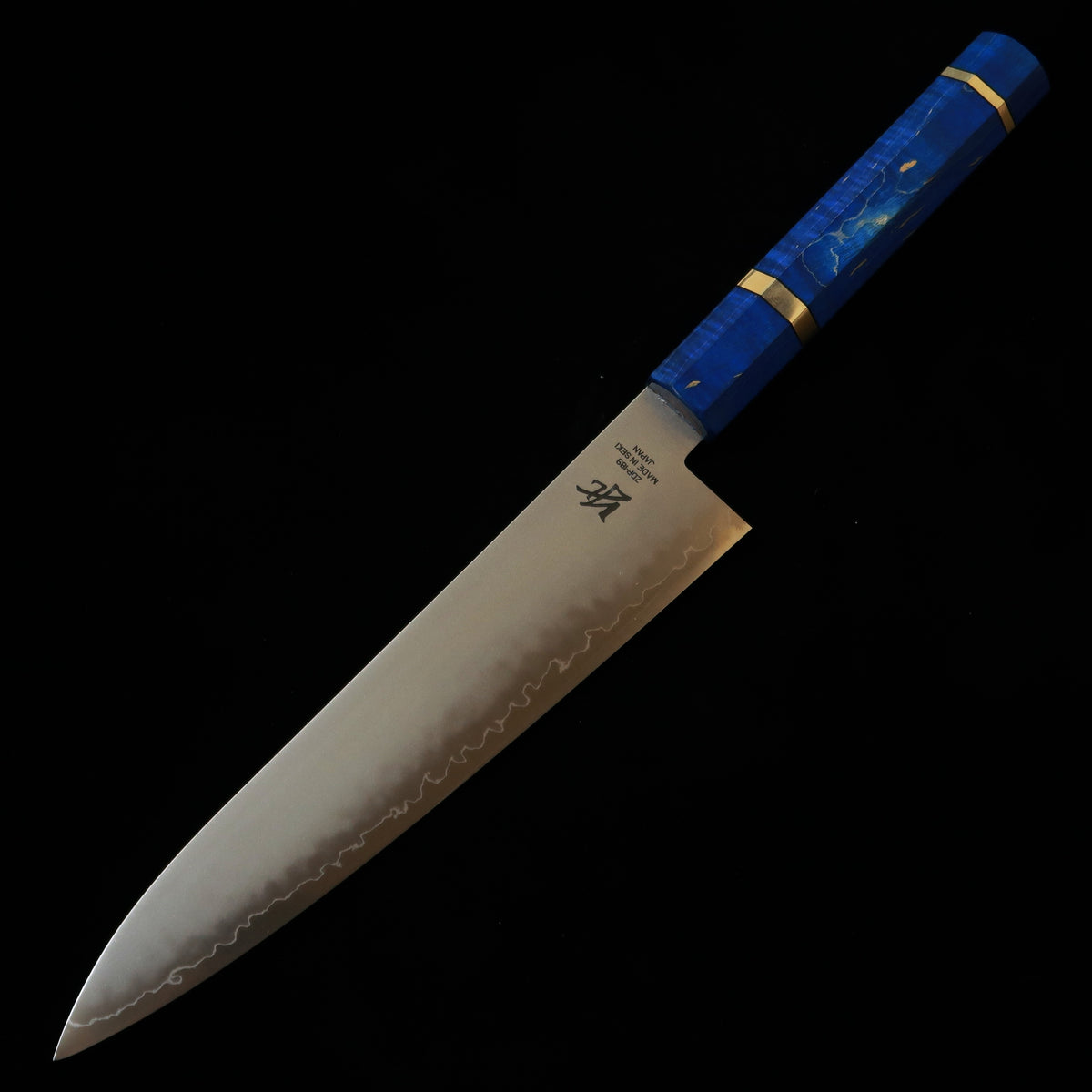三浦MIURA 牛刀 ZDP189 ショット スタビライズウッドハンドル（210mm）