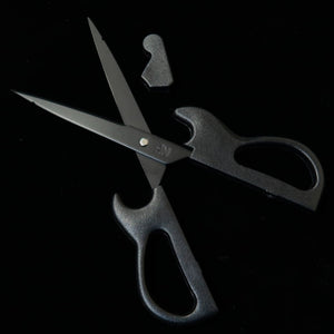 Nikken Cutlery Guitar Scissors with Stand, Black