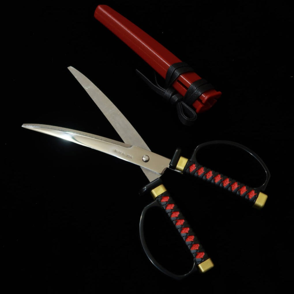 NIKKEN Cutelaria Tesoura Katana com Suporte Sanada Yukimura