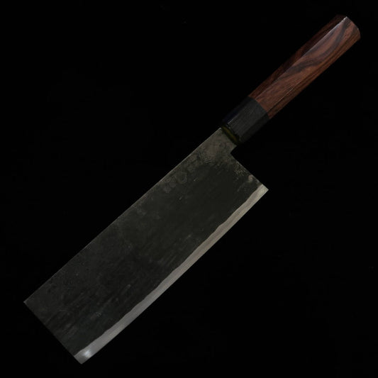 武田刃物TAKEDA　備中手打ち鍛冶　菜切（大）　日立青紙スーパー鋼（150～180mm）