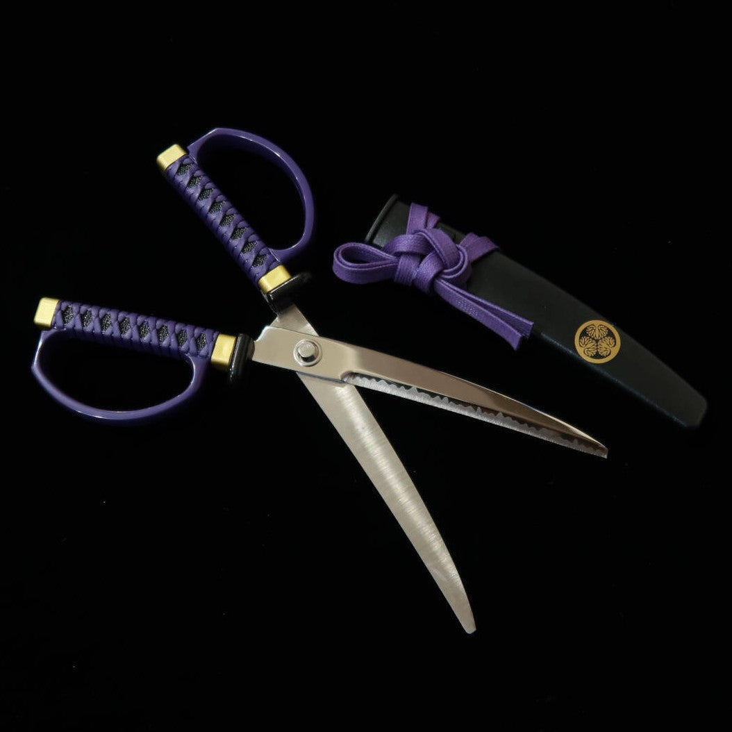 ニッケン刃物 日本刀はさみ 掛け台付 徳川家康