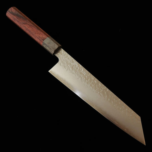 HADO Gyuto Shiosai VG10 Tsuchime com Cabo de Mogno Cinza (210mm)