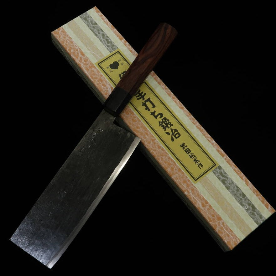 Takeda Cutelaria Forja Bitchu Nakiri (grande) Aço Hitachi Aogami Super (150~180mm)