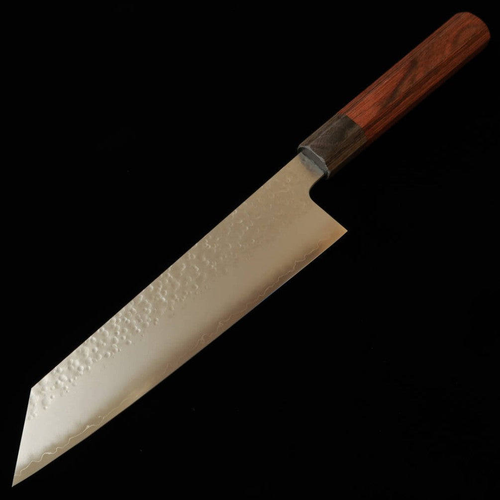 刃道 HADO 潮騒 VG10 鎚目 灰マホガニー柄 牛刀 (210mm) – 三浦刃物店