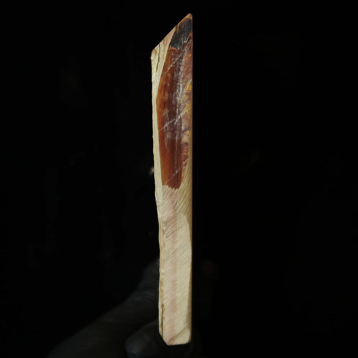 天然砥石　中山 合砥 コッパ　110×123×14mm