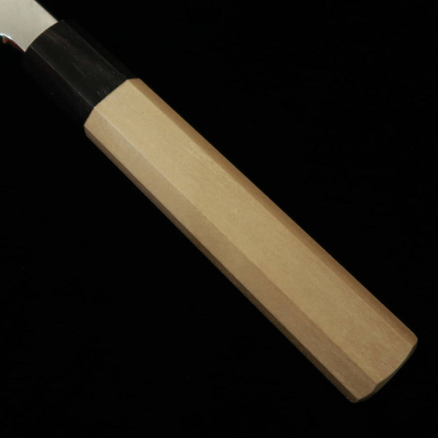 MIURA Yanagiba Gin-san n°3 pour gaucher, finition Kasumi, manche octogonal en corne de buffle et magnolia (210-270 mm)