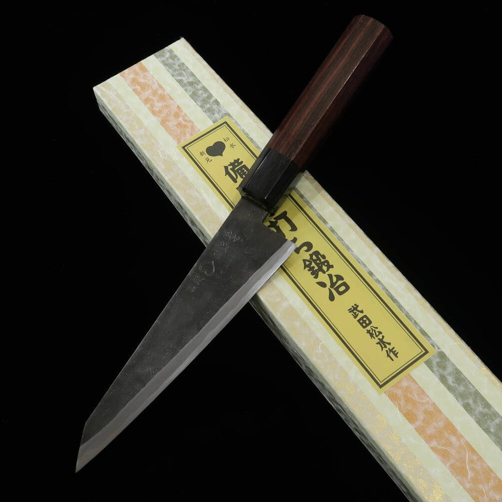Takeda Bitchu forgeron artisanal désosseur acier Hitachi Aogami Super (160 à 170 mm)