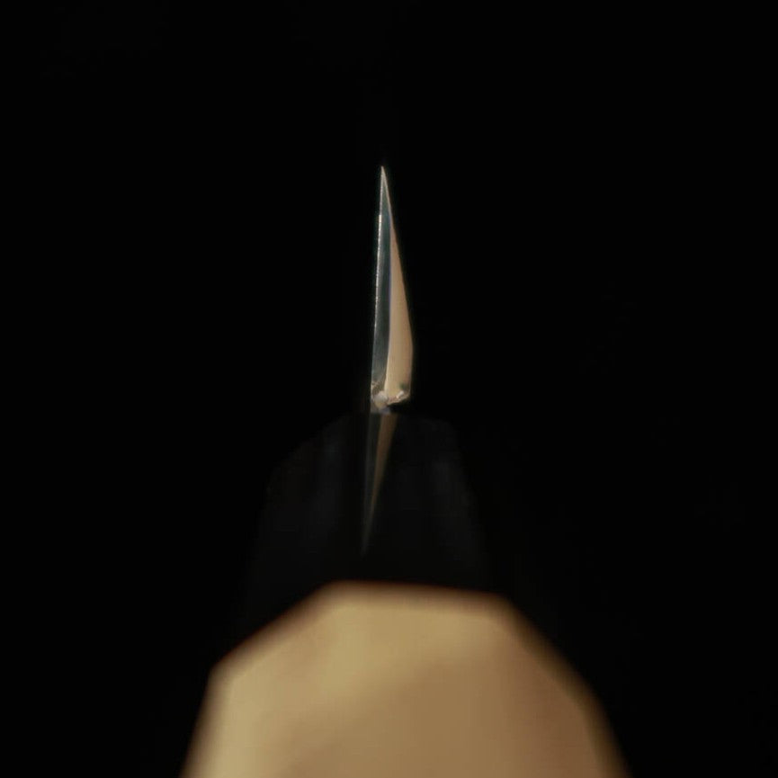 三浦MIURA 柳刃 銀紙三号 左利き用 霞 水牛朴八角柄 （210-300mm