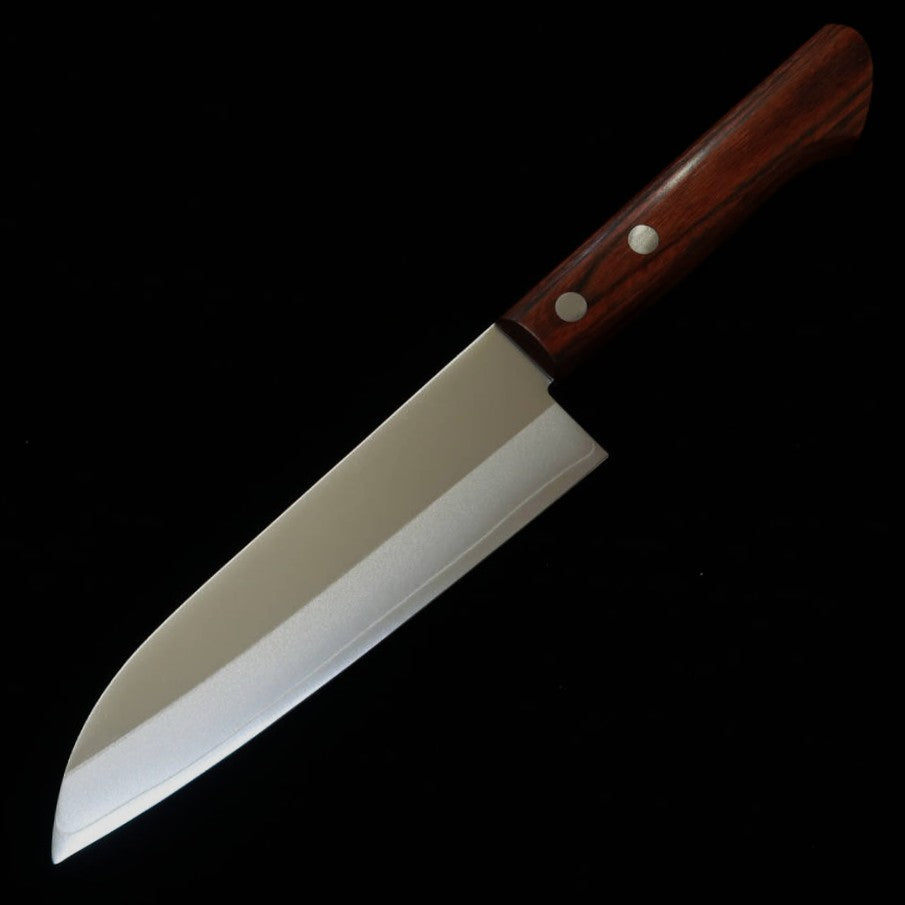 Miura MIURA Petit Santoku VG1 DP Gold Sans mitre Manche en acajou (140 mm)
