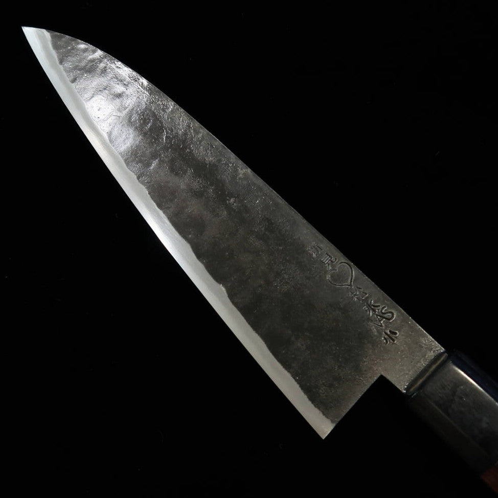 Takeda Hamono TAKEDA Bitchu forgé à la main Sasano-ha (petit) Acier Hitachi Aogami Super (180 mm)