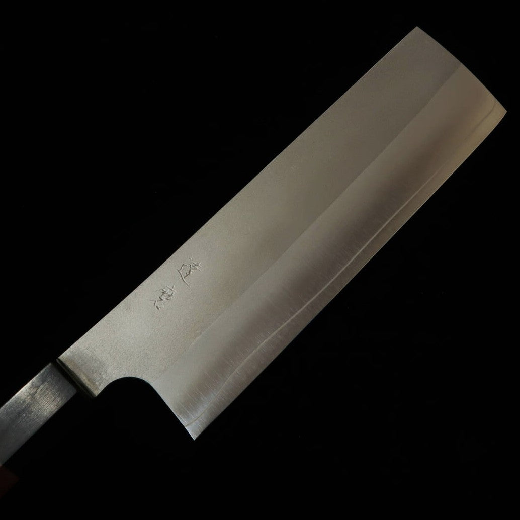 Faca Nakiri Daruma Hamono, aço Ginpaku nº 3, cabo octogonal de jacarandá (165mm)