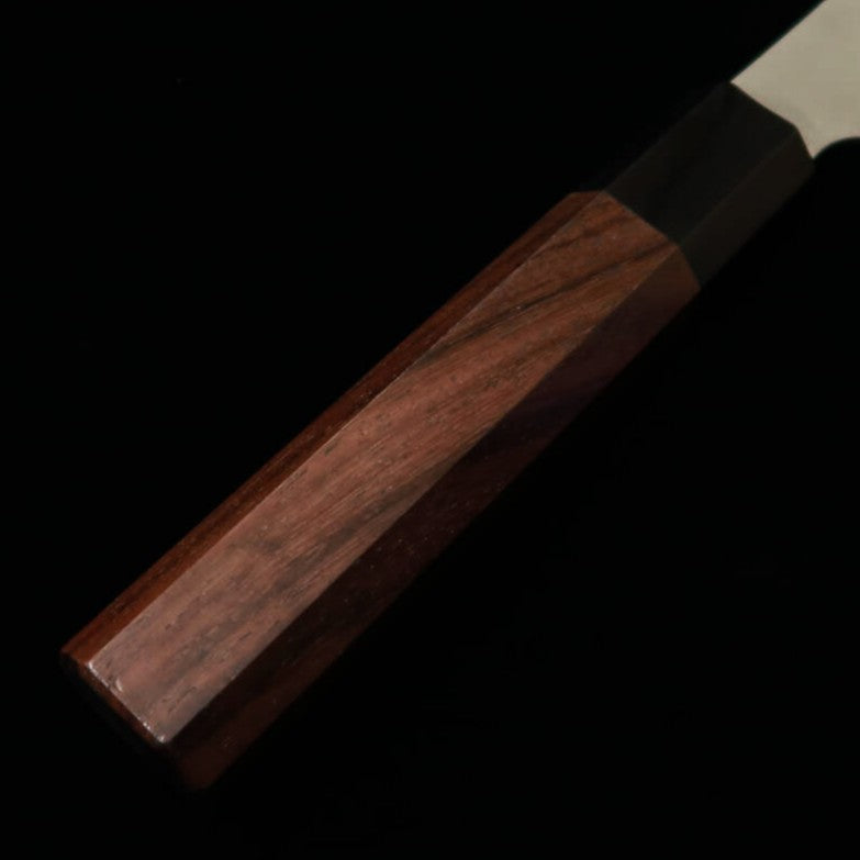 Faca Nakiri Daruma Hamono, aço Ginpaku nº 3, cabo octogonal de jacarandá (165mm)