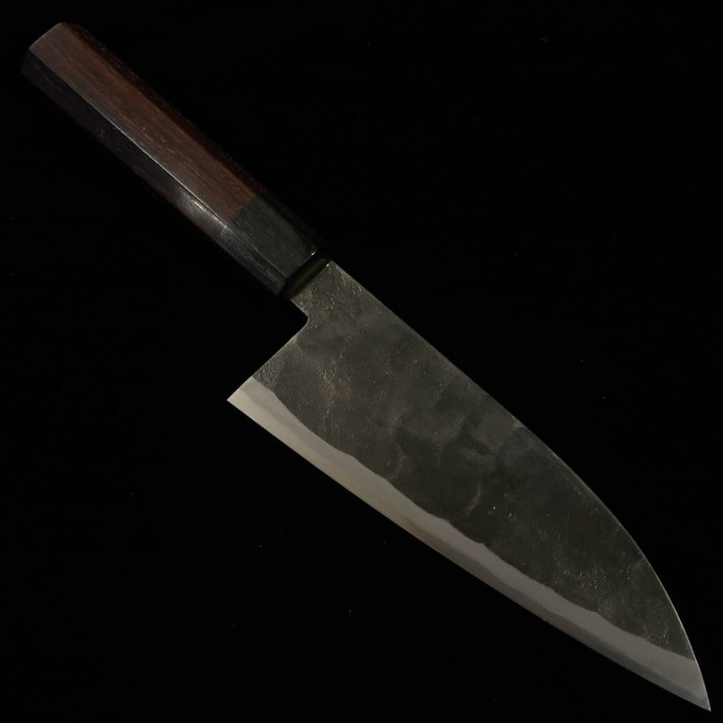 武田刃物TAKEDA　備中手打ち鍛冶　出刃　中　日立青紙スーパー鋼（150mm）