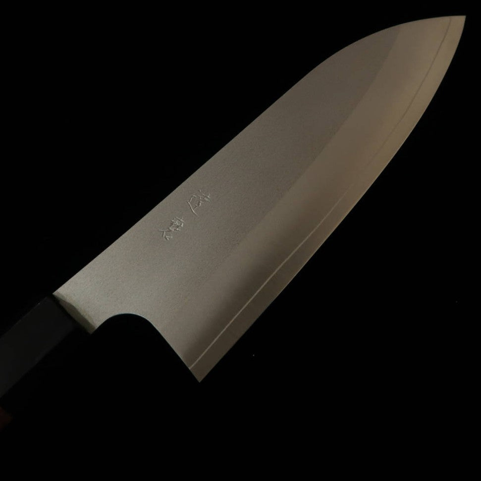 DARUMA HAMONO Santoku, Ginsan, Rosewood Octagonal Handle (165mm)