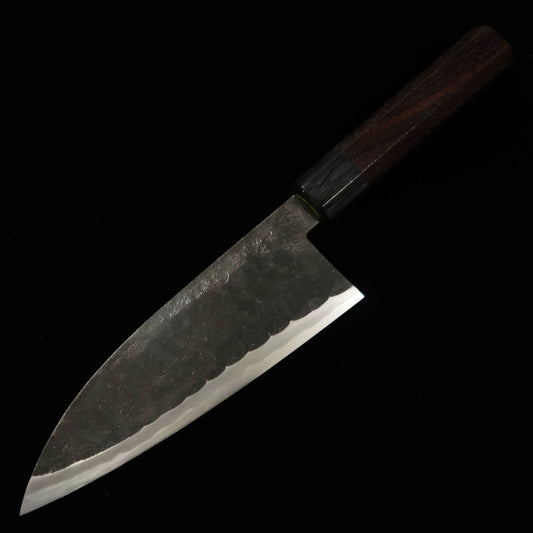 武田刃物TAKEDA　備中手打ち鍛冶　出刃　大　日立青紙スーパー鋼（180mm）