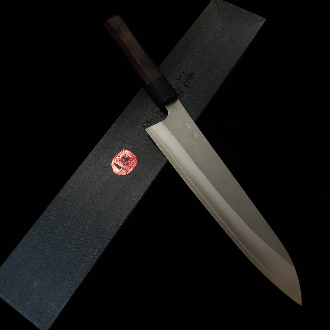 達磨刃物DARUMA HAMONO 牛刀 銀紙三号 紫檀八角柄（210/240mm）