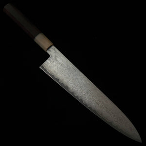 Sakai Kikumori Seiun Series Gyuto, Ebony and White Buffalo Handle (210/240mm)