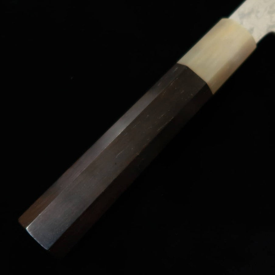 Sakai Kikumori SAKAI KIKUMORI Serie Seiun Gyuto VG10 mango de ébano y búfalo blanco (210/240mm)