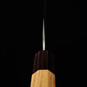 Miura Gyuto Gin-san nº3, cabo octogonal de zelkova, com bainha de madeira (180mm)