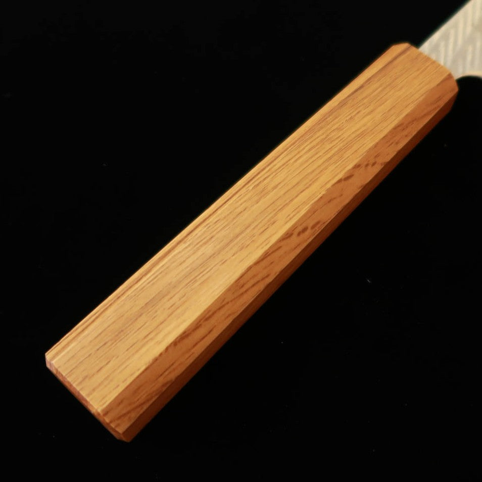 Miura Nakiri AUS10 Rope Pattern Damascus Oak Octagonal Handle (165mm)