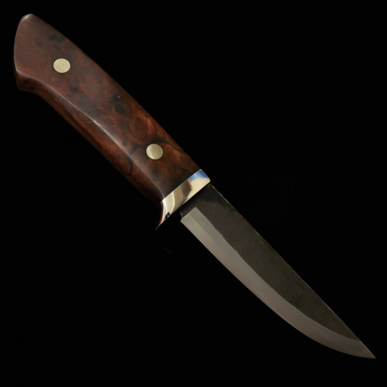 武田刃物TAKEDA　備中手打ち鍛冶 守屋正作 シースナイフ アイアンウッドA